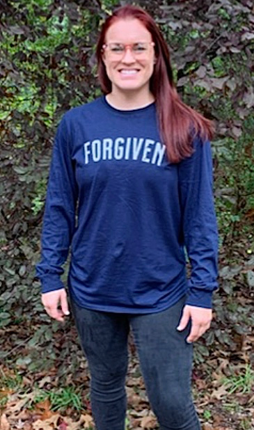 Forgiven Long Sleeve Shirt- Navy